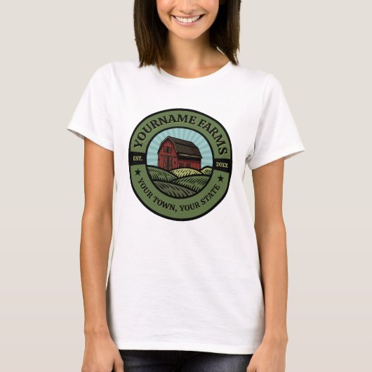 Barn ADD NAAM Land Boerderij Crops Farmer T-shirt (Voorkant)