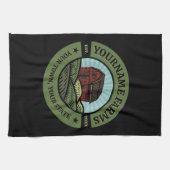  Barn ADD NAAM Land Boerderij Crops Farmer Theedoek (Horizontaal)