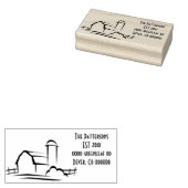 Barn Adresstempel Rubberstempel (Gestempeld)