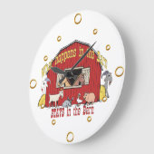 Barn Animals Wall klok (Hoek)