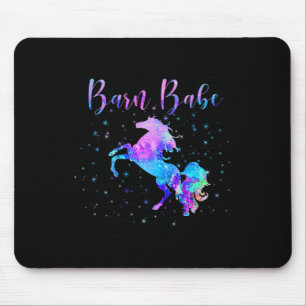 Barn Babe Funny Paard Eigenaar Ruiter Meisjes Muismat