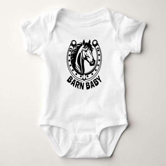 Barn Baby Horse Romper (Voorkant)