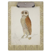 Barn Bay uil rustieke  natuur vogelillustrati Klembord (Voorkant)