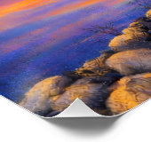 Barn Bluff, Red Wing Sunset Glossy Poster (Hoek)