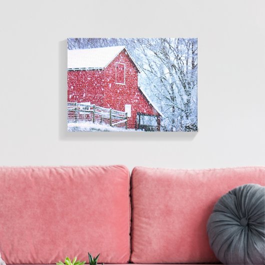 Barn Bluster (12,47 x 9 x 75 inch) Canvas Afdruk (Insitu (Woonkamer))