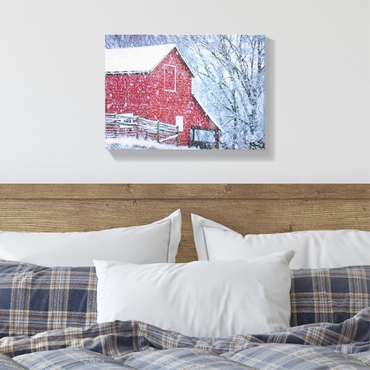 Barn Bluster (12,47 x 9 x 75 inch) Canvas Afdruk (Insitu (Slaapkamer))