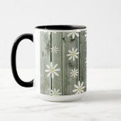 Barn Board Daisy Flower Mok (Links)