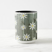 Barn Board Daisy Flower Mok (Midden)