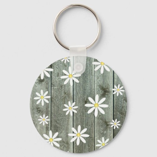 Barn board Daisy Sleutelhanger (Voorkant)