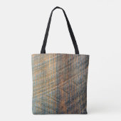 Barn Board Natuur Canvas tas (Achterkant)