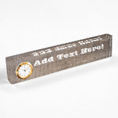 Barn Board Rustic Wood Naambordje