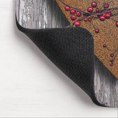 Barn Boards Rusted Heart Muismat (Hoek)