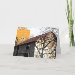 Barn, Boom Schaduw, Eve-kaart met alle hoeken Kaart