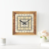 Barn Box Frame Time Machine ~ Strange Encounter ~ Vierkante Klok (Huis)