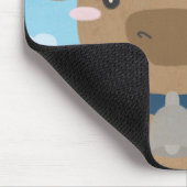 Barn Buddies - Koe & griep Muismat (Hoek)