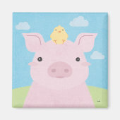 Barn Buddies - Piglet & Chick Magneet (Voorkant)