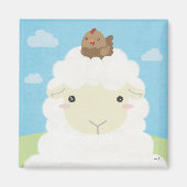 Barn Buddies - Sheep & Chick Magneet (Voorkant)