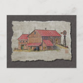 Barn Buggy & Windmill Briefkaart (Voorkant)