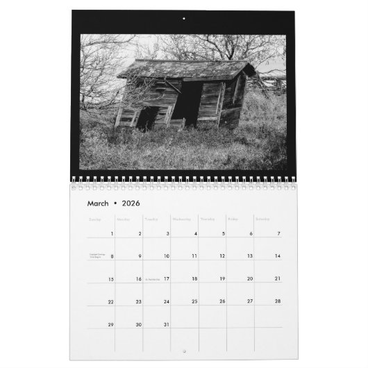 Barn Calendar Kalender (Mar 2026)