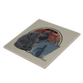 Barn Cat Tegeltje (Zijkant)