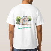 Barn Chicken Coop Dubbelzijdig Boerderij Bedrijf T-shirt (Achterkant)