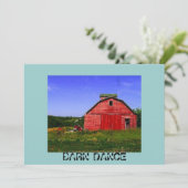 Barn Dance Invite Kaart (Staand voorkant)