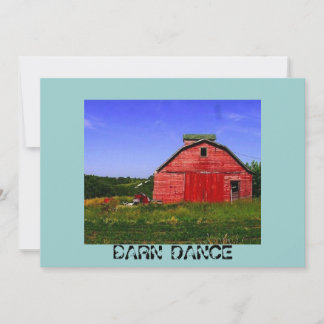 Barn Dance Invite Kaart
