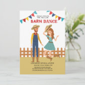 Barn Dance Kaart (Staand voorkant)
