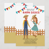 Barn Dance Kaart (Voorkant / Achterkant)