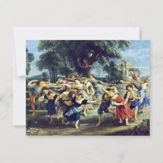 Barn Dance van Rubens Peter Paul (beste kwaliteit) Kaart (Voorkant)