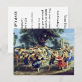 Barn Dance van Rubens Peter Paul (beste kwaliteit) Kaart (Voorkant / Achterkant)