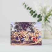 Barn-dans van Paul Rubens Briefkaart (Staand voorkant)