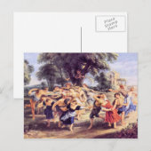 Barn-dans van Paul Rubens Briefkaart (Voorkant / Achterkant)
