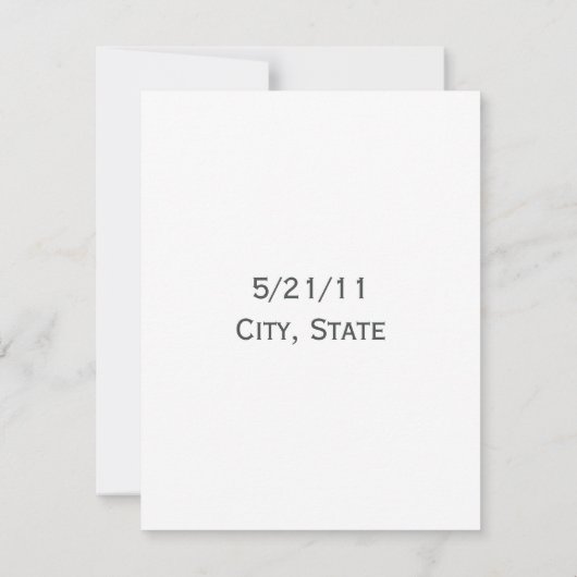 Barn-deur en roze rozen die de datum opslaan save the date (Achterkant)