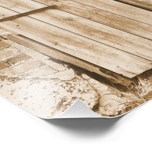 BARN DEUR FOTO AFDRUK (Hoek)