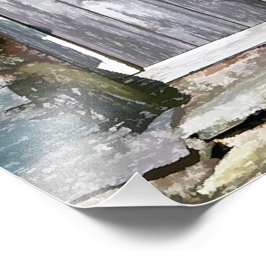 BARN DEUR FOTO AFDRUK (Hoek)