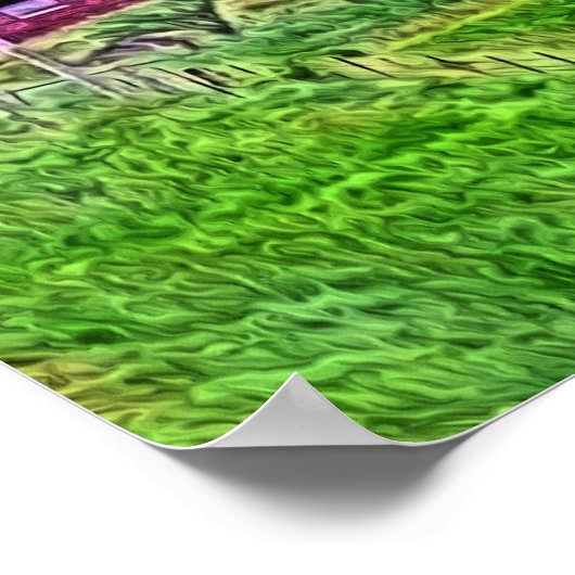 Barn Digital Painting Poster (Hoek)