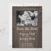 Barn Doors Bewaar de Datum Save The Date (Voorkant)