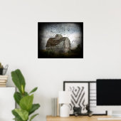 Barn en vogels poster (Thuiskantoor)