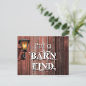 Barn Find Briefkaart (Staand voorkant)
