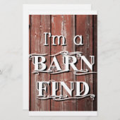 Barn Find Briefpapier (Voorkant / Achterkant)