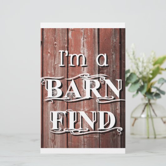 Barn Find Briefpapier (Staand voorkant)