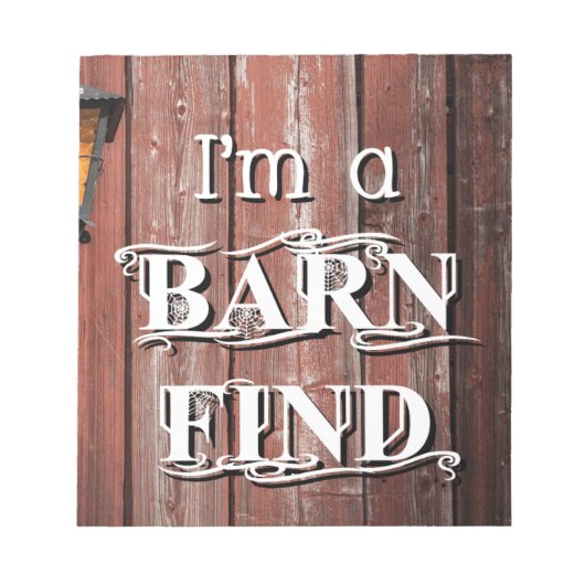 Barn Find Notitieblok (Voorkant)