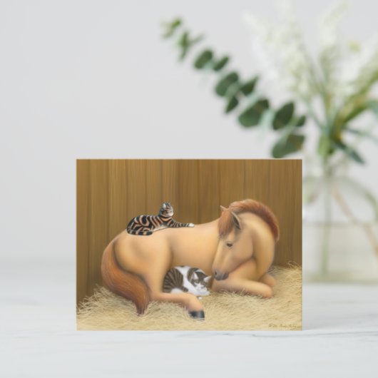 Barn Friends Briefkaart (Staand voorkant)