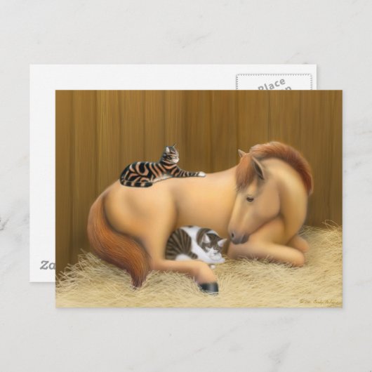 Barn Friends Briefkaart (Voorkant / Achterkant)