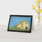 Barn gemengde media kaart (Gele Bloem)