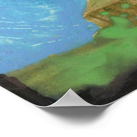 Barn gemengde media poster (Hoek)