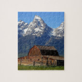 Barn grand Tetons bergen Legpuzzel (Verticaal)