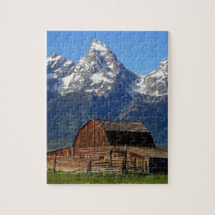 Barn grand Tetons bergen Legpuzzel