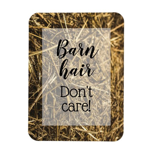Barn Hair geeft geen grappige prijsopgave Magneet (Verticaal)
